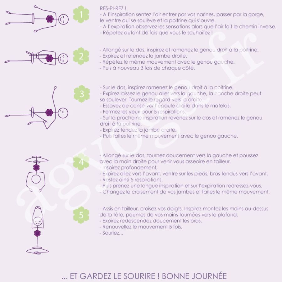 Fiche 1 – Réveil en douceur