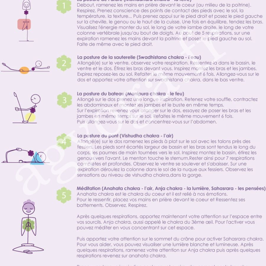 Fiche 2 – Energies des éléments et des chakras