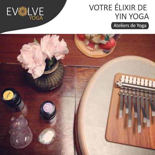 Votre élixir de yin yoga || 21 OCTOBRE 2018 || PARIS, FRANCE