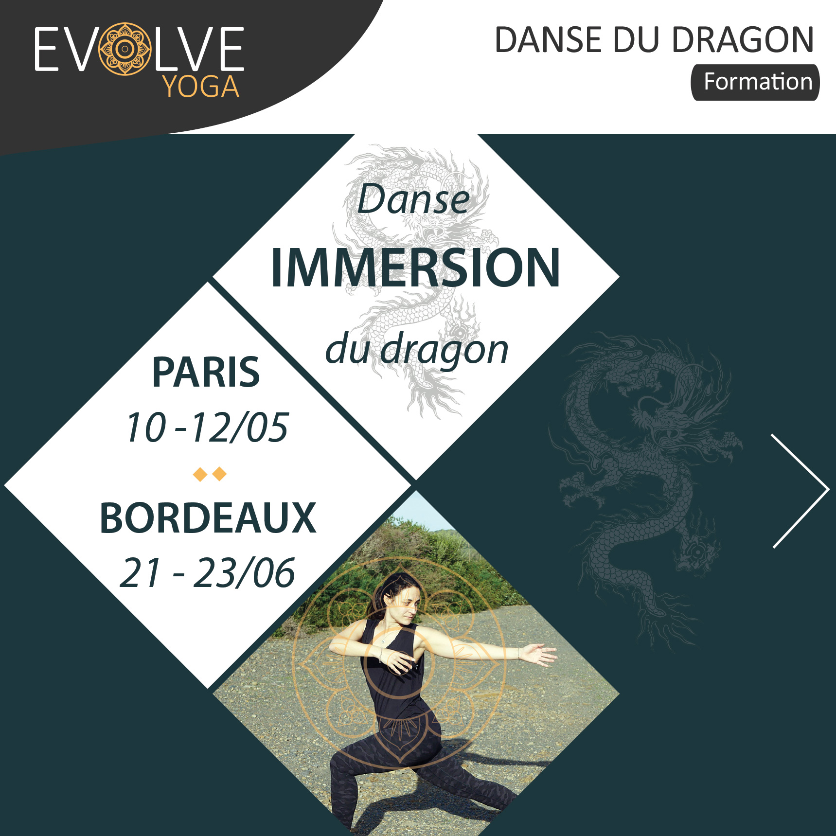 Danse du dragon : la pratiquer & l’enseigner ▲ 10 AU 12 MAI 2019 ▽ PARIS, FRANCE